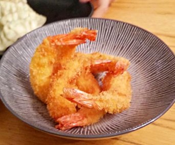 Recipe ebi fry or ebi furai, Japanese breaded shrimps