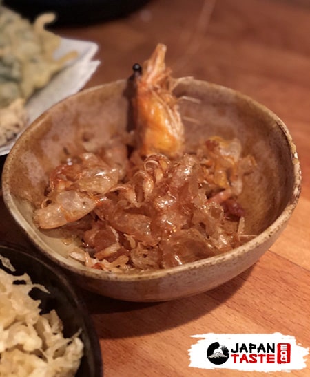 Shrimp head tempura fry