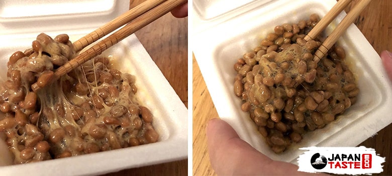 natto how to eat Japanese chopstick