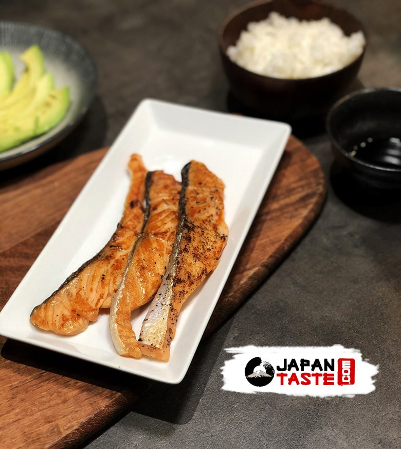 recipe salmon japanese salt shiozake final stage