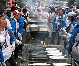  Sanma fish festival in Meguro, Tokyo