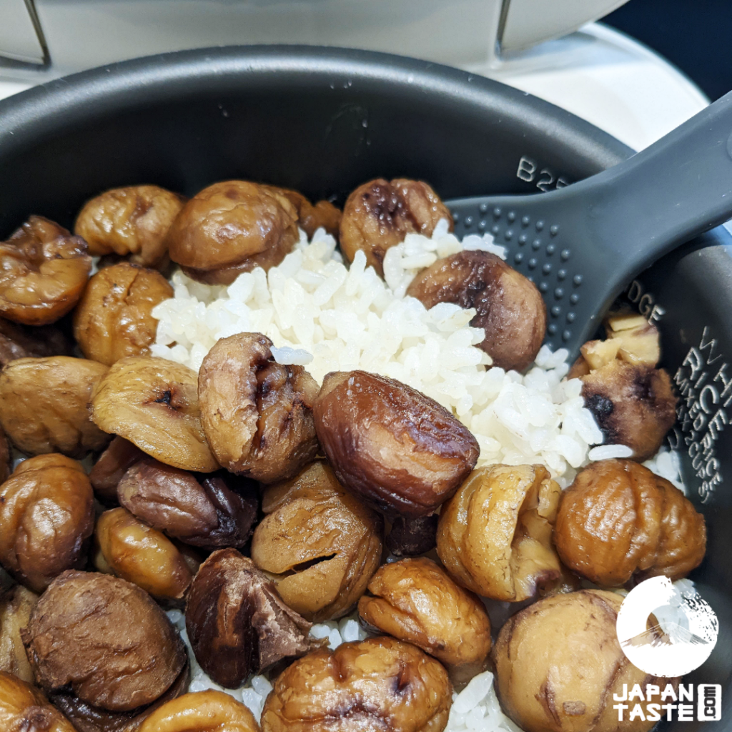 kuri gohan recipe rice chestnut ricecooker