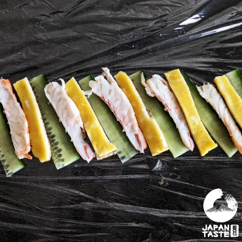 recipe tanuza sushi rainbow sushi roller ingredient