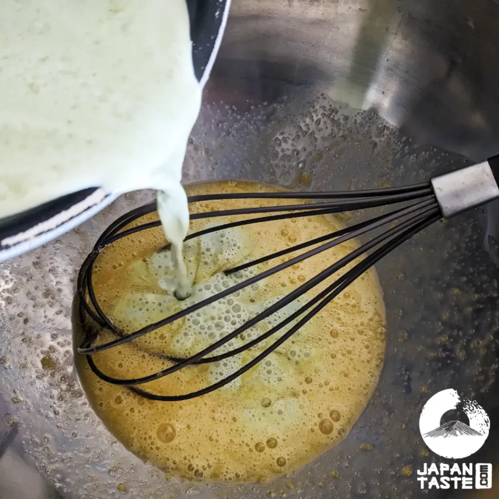Japanese matcha crème brûlée recipe milk egg