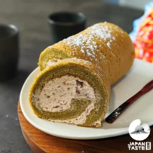 japanese recipe roll cake matcha creme anko