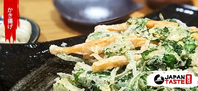Japanese kakiage recipe, vegetable tempura