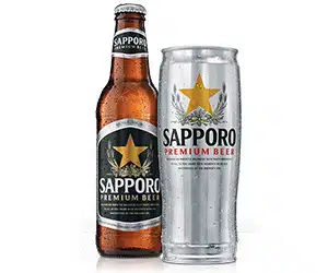 Sapporo Japanese beer
